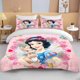 thumbnail image 1 of Girl princess gift cartoon duvet cover pillowcase, snow white duvet cover pillowcase cute home room bedroom bedding Bed Sheets, 1 of 5