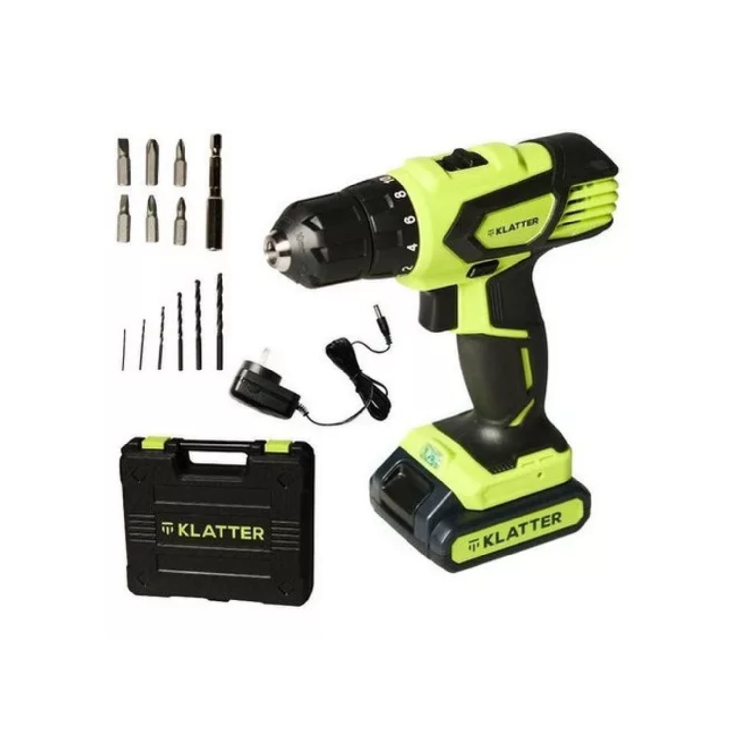 Importclick - Taladro Atornillador 14 V Inalámbrico 10mm