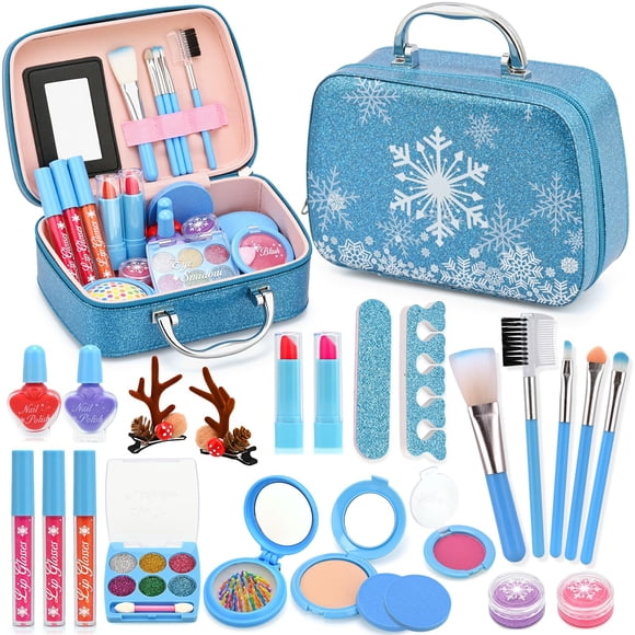 Kit de maquillaje ACGASK Real Lavable para niñas con 23 piezas