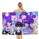 thumbnail image 1 of Omori Toalla de playa de secado rápido con diseño temático, regalo para mujeres y niñas, ideal para cumpleaños, fans, amantes de la música, uso en la playa o al aire libre, 78 × 150 cm, 1 of 6