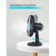 thumbnail image 3 of Ventilador de escritorio BLACK+DECKER 30 cm 3 velocidades oscilante negro, 3 of 7