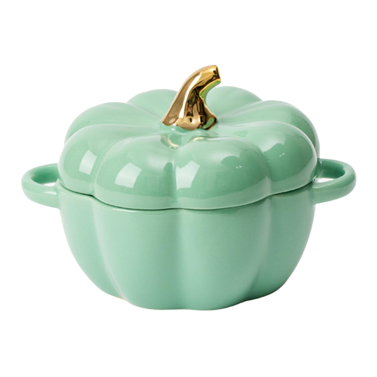 Magideal - Taza De Calabaza Irrompible, Taza De Café Segura Para Microondas, Taza Bonita Resistente Al Calor Y Al Frío, Taza De Calabaza De Cerámica, Taza De Sop Verde