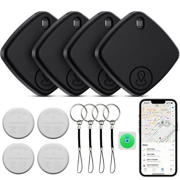 Rastreador Bluetooth FYSCKEJI Tracker Tags, paquete de 4 para iOS