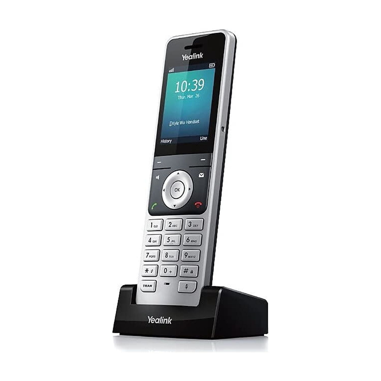 Teléfono Ip Dect Inalámbrico Yealink W56h Con Pantalla A Color De 2.4 Pulgadas