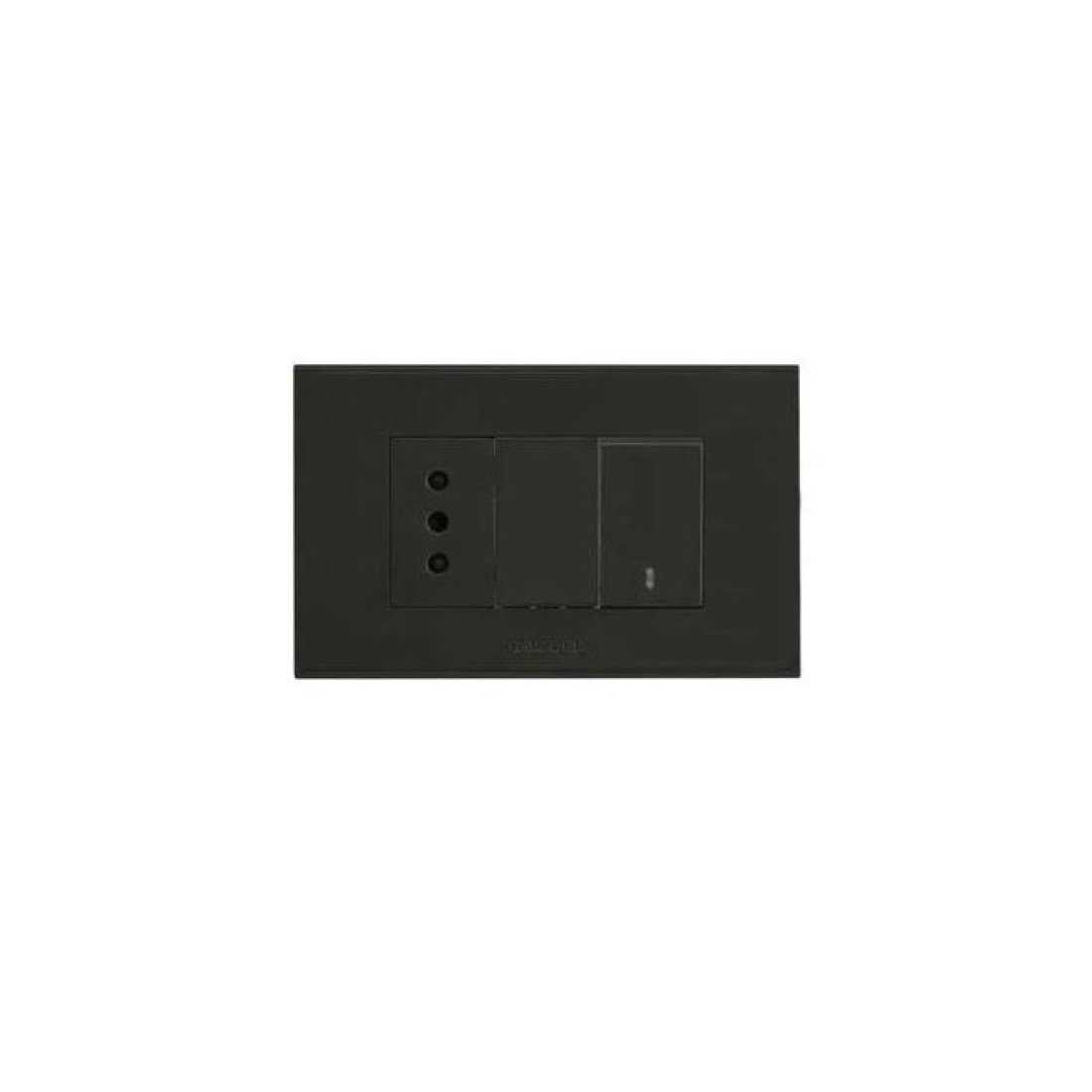 Art Dna - Interruptor 9/12 + Enchufe Simple 10a Grafito C3-p06