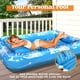 thumbnail image 3 of Tumbona inflable para bronceado con forma de flotación para adultos, color azul, 3 of 7