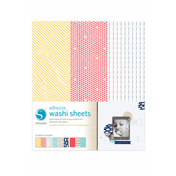 Hojas Washi Multicolor Silhouette