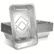 thumbnail image 3 of Bandeja De Aluminio C-50 Envase Con Tapa Transparente Pack 10 Unds, 3 of 3