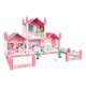 thumbnail image 1 of Casa De Muñecas Infantil Niñas 34x52x40cm Clasica Juguete Rosado, 1 of 2