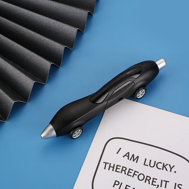 1pc Car-Shaped Retractable Ballpoint Pen - Perfect for School Writing & Children's Gifts!