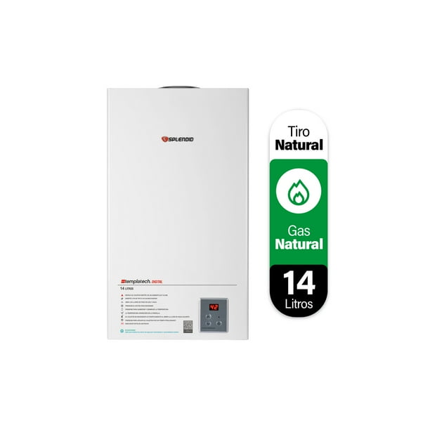 Calefon 14 Litros Gas Natural Tiro Natural