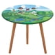 thumbnail image 1 of Press Start-theme Fitted Round Tablecloths Elastic Edged Table Covers Waterproof Table Cloth for Kitchen Holiday Party Tables Decor 120cm, 1 of 6