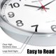 thumbnail image 4 of Reloj de Pared Geevon Atómico 30 cm con Funcionamiento a Batería y Ajuste Automático, 4 of 9