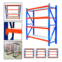 Genérico - Pack 3 Estante Metálico Rack 150X200X50Cm Sin Pernos 400Kg