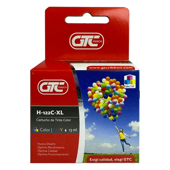 Cartucho Alternativo Tricolor Para H-122 Xl 122xl H122xl 21ML