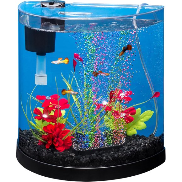 Tetra HalfMoon 3 Gallon Starter Fish Tank Kit