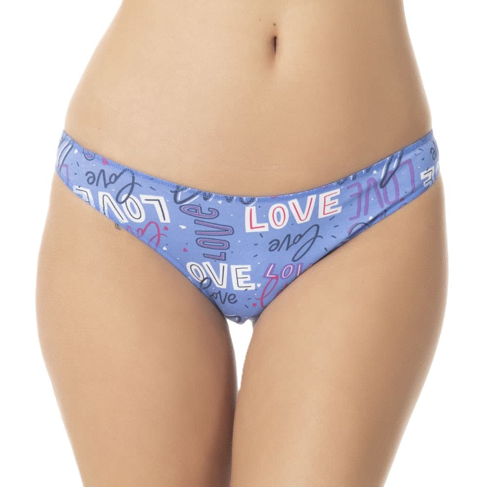 Lady Genny - Tanga A La Cadera De Algodón Elasticado