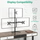 thumbnail image 3 of Soporte triple para monitor WALI MF003S para 3 pantallas de hasta 27", 3 of 3