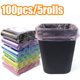 thumbnail image 2 of Xiao Hua 5 Rollos/100 Bolsas de Basura Transparentes de Colores Fuertes, Forro para Contenedor de Basura de Baño, Bolsas Pequeñas Adecuadas para Cocinas de Oficina en Casa, Azul -17.7 Pulgadas x, 2 of 4