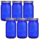 thumbnail image 1 of Frascos Mason Galssmagic de 950 ml, azules, paquete de 6, con tapas herméticas, 1 of 5