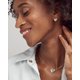 thumbnail image 2 of Arete Kendra Scott Ari Corazón Asimétrico con Drusa Rosa en Oro Rosa, 2 of 4