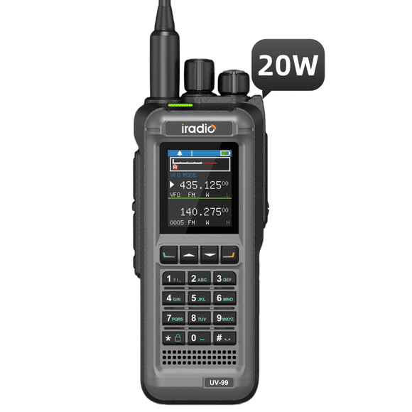 Radio Multibanda Iradio UV-99 Negro