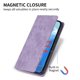 thumbnail image 3 of Funda tipo cartera con bloqueo RFID para Samsung Galaxy M35 Con tapa abatible, portatarjetas, cierre magnético, TPU y soporte Morado, 3 of 6