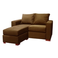 Dkora - Sofá Seccional Lena 2 Cuerpos Brown