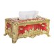 thumbnail image 3 of Magnífico Dispensador De Caja De Almacenamiento Con Soporte Para Cajas De Pa?uelos Para La Decoración De La Habitación Del Coche, Rojo Dorado, 3 of 5