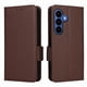 thumbnail image 1 of Funda Cartera para Samsung Galaxy S26 Plus Tapa Flip con Ranuras y Soporte Marrón, 1 of 5