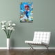 thumbnail image 5 of Super Mario Cuadro decorativo colgante - Arte de pared - Póster enmarcado - Decoración de pared - Regalos para familia, amigos y aficionados 40*60 cm, 5 of 6