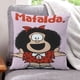 thumbnail image 1 of Mafalda Fundas de almohada de terciopelo con tema, regalos de funda de almohada, decoración para el hogar, cojín de lanzar, regalo de cumpleaños para fans y parejas.50*50cm., 1 of 6