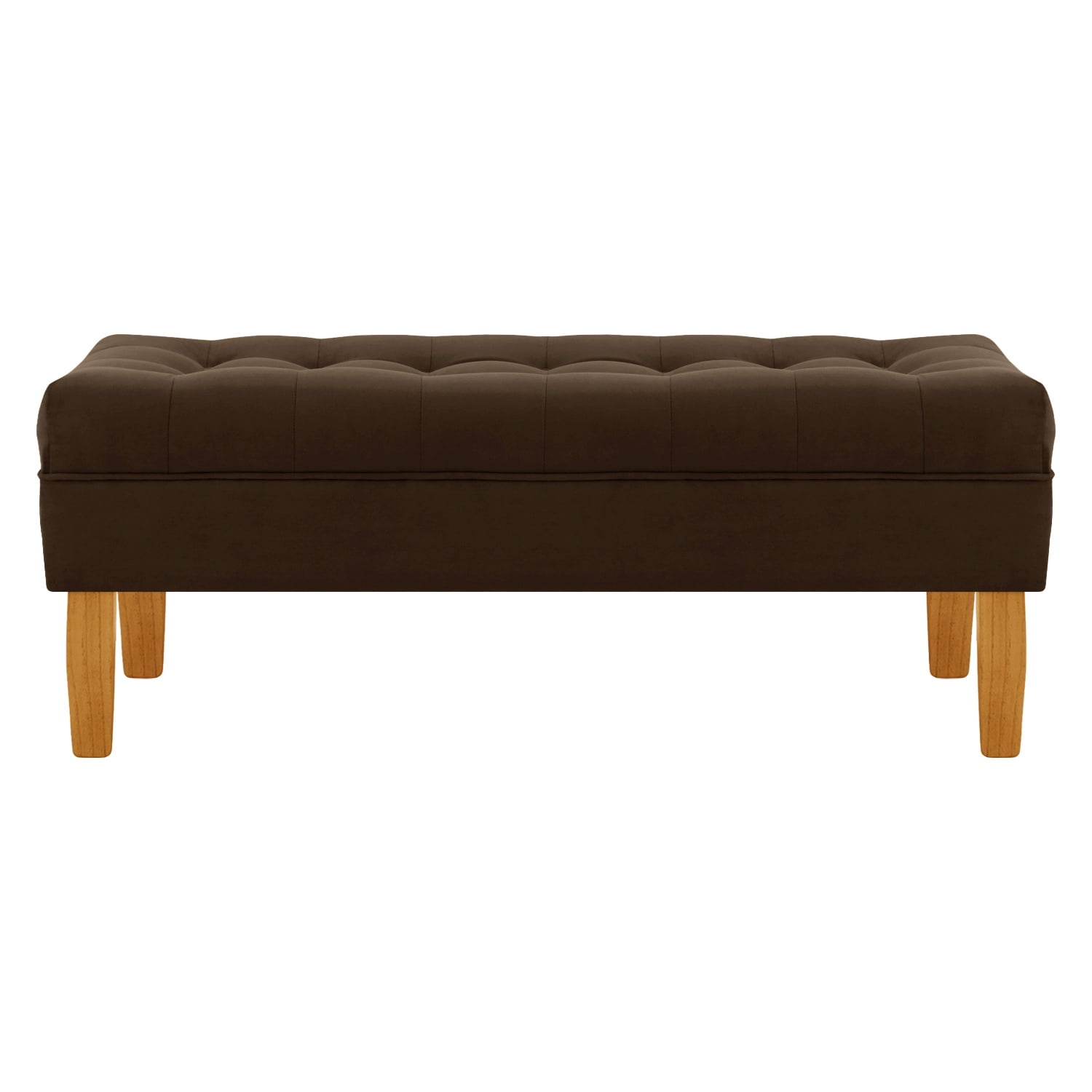 Bodevir - Banqueta Wood 2c Felpa 04 Chocolate