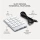 thumbnail image 2 of Teclado numérico Satechi Slim Bluetooth USB‑C plateado, 2 of 6