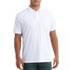 thumbnail image 1 of INSPIRE CHIC Camisetas Polo de Hombre de Manga Corta Ajuste Regular Ligero Casual de Negocios Trabajo Sólido Camiseta de Golf L Blanco, 1 of 6