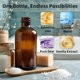thumbnail image 5 of Botella KEYWING 120 ml Ámbar - Pack de 35 a prueba de fugas, 5 of 8