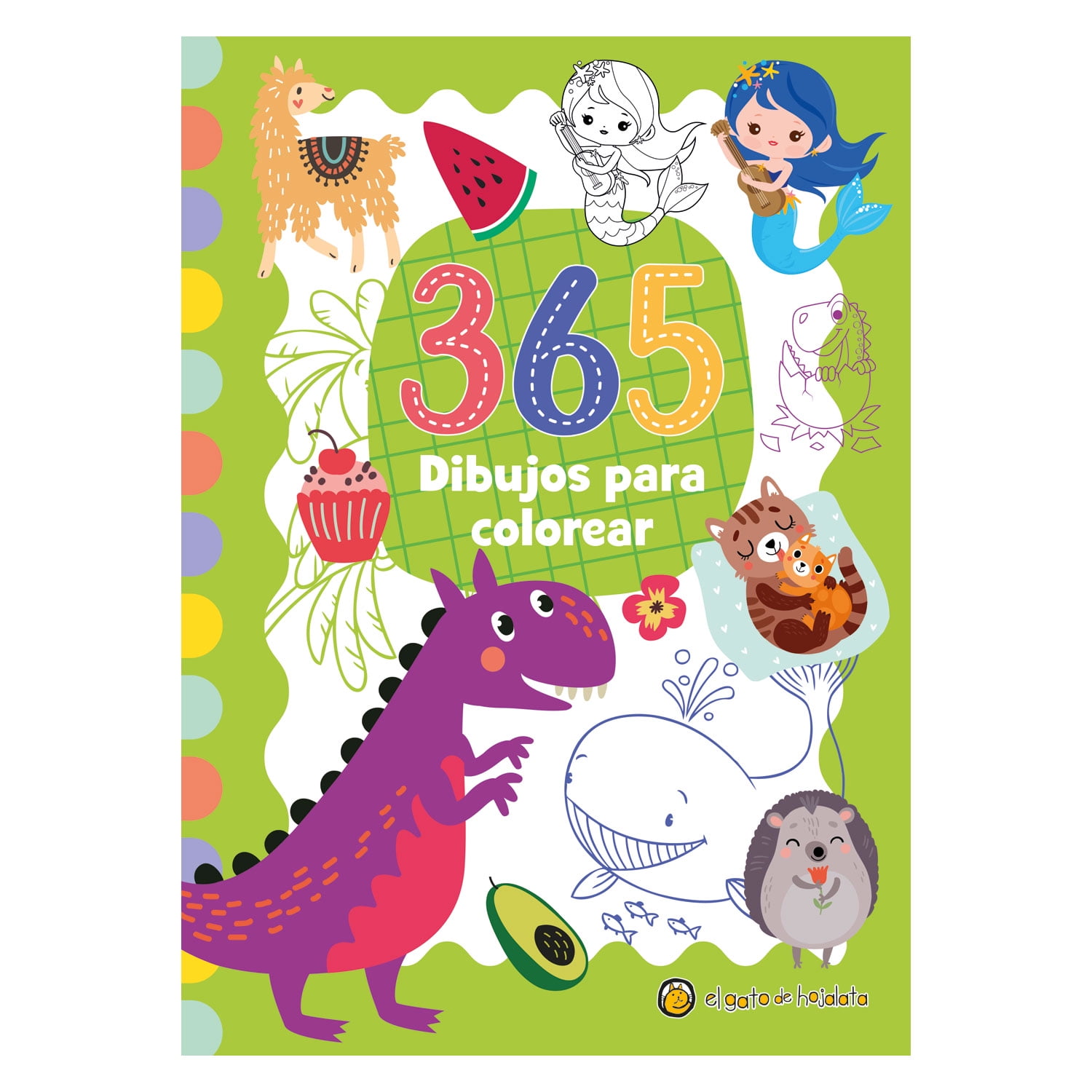 Libro 365 Dibujos Para Colorear Editorial Guadal