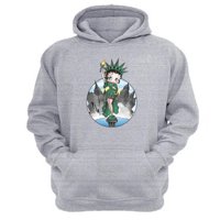 Genérico - Poleron Canguro Betty Boop Gris Claro Talla Xl Unisex