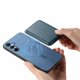 thumbnail image 5 of Funda de Cuero Magnética con Tarjetero para Samsung Galaxy A25 Cubierta Delgada Azul, 5 of 5
