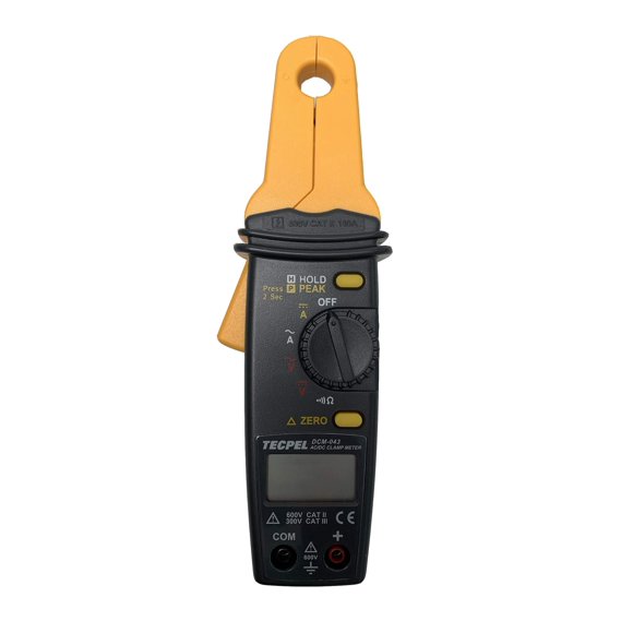 Pinza Amperimétrica Digital Tecpel DCM-043 1 mA AC/DC