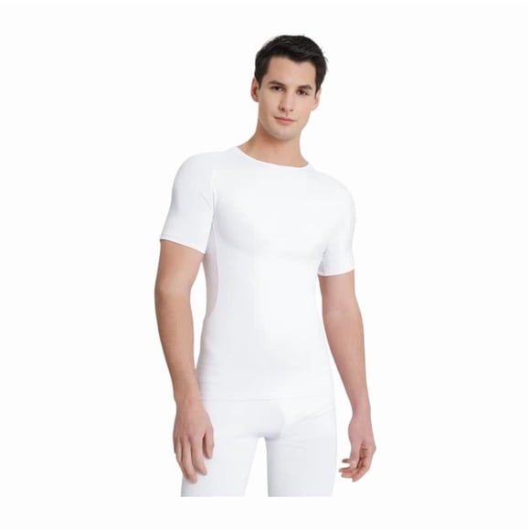 Polera Compresión Entrenamiento Everlast Blanca