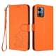 thumbnail image 1 of Motorola MOTO G Play 2025 Funda Billetera con Estampado de Gato, Naranja, 1 of 6