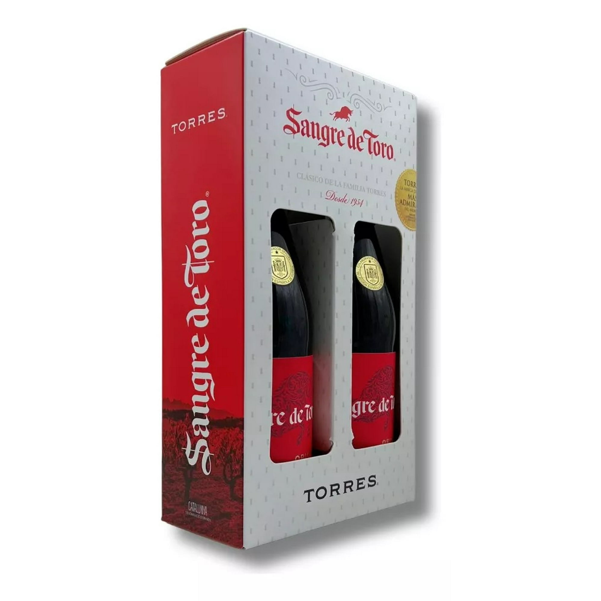 Pack Regalo 2x Vino Sangre De Toro Original Torres España