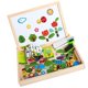 thumbnail image 4 of Ni?os Tablero De Dibujo Magnético De Madera Rompecabezas Montessori Juguetes Naturaleza, 4 of 5
