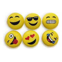 Genérico - Set 12 Pelotas Antiestres Variados Espuma Amarillos Lau