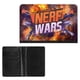 thumbnail image 2 of Nerf Porta Pasaporte y Cartera de Viaje Premium de Cuero PU, Funda de Pasaporte Bloqueo RFID con Ranuras para Tarjetas de Crédito, Estuche para Libro de Pasaporte para Familia 10cm × 15cm, 2 of 6
