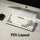 thumbnail image 2 of Teclado mecánico inalámbrico Keychron Q1 Max RGB blanco, 2 of 8