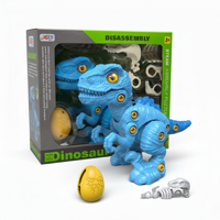 Juguete Dinosaurio Celeste Armable - Toyng