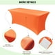 thumbnail image 3 of Mantel Obstal Stretch Spandex de 6 pies, color naranja (2 unidades), 3 of 3