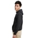 thumbnail image 3 of Sudadera con capucha Hanes Ecosmart para hombre, talla S, color negro, algodón, 3 of 6